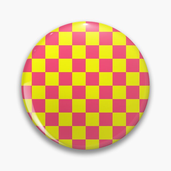Item preview, Yellow Pink Checker Pattern Design designed and sold by PatternTitan.