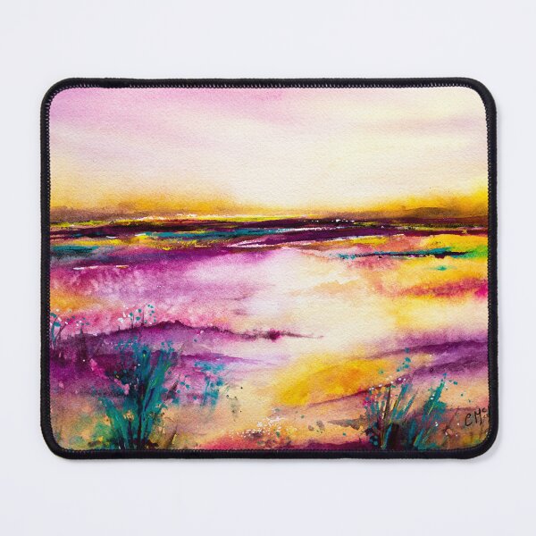 Item preview, EVENING GLOW - ABSTRACT LANDSCAPE designed and sold by carriemckenzie.