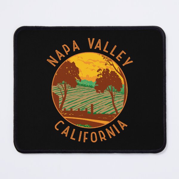 Item preview, Napa Valley California Retro Distressed Circle designed and sold by KrisSidDesigns.
