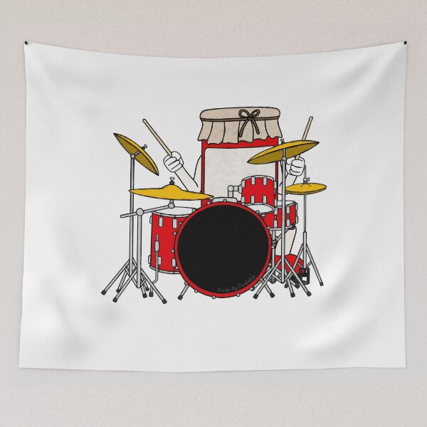 Item preview, Drum Jam Drummer Musician Funny designed and sold by doodlerob.