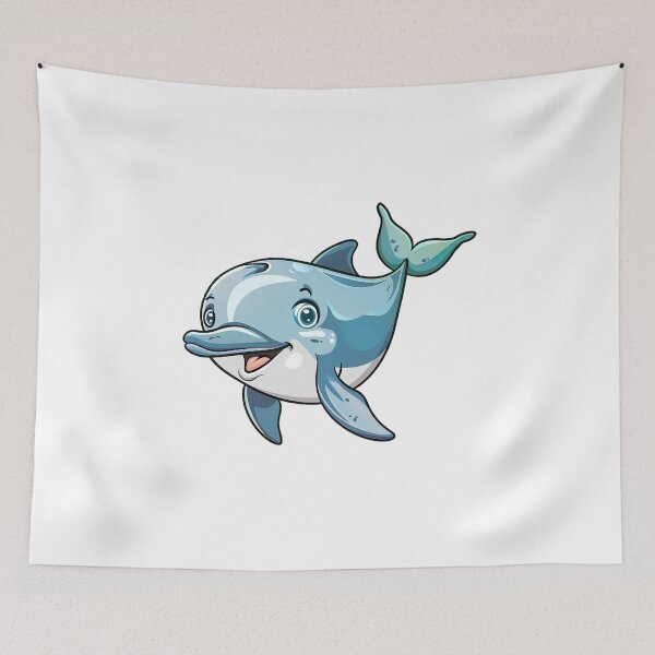 Item preview, Playful dolphin v3 designed and sold by Stickio.
