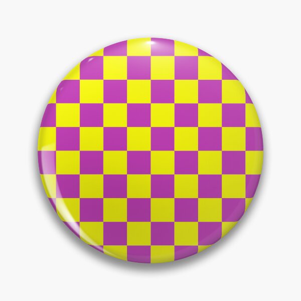 Item preview, Yellow Purple Checker Pattern Design designed and sold by PatternTitan.