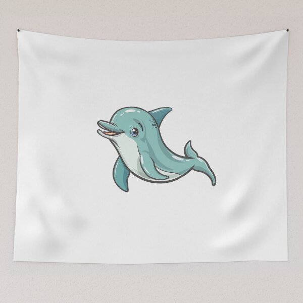 Item preview, Playful dolphin v4 designed and sold by Stickio.