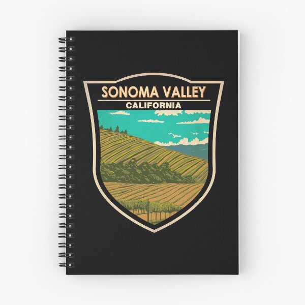 Item preview, Sonoma Valley California Travel Art Badge designed and sold by KrisSidDesigns.