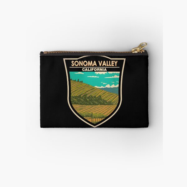 Item preview, Sonoma Valley California Travel Art Badge designed and sold by KrisSidDesigns.