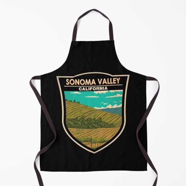Item preview, Sonoma Valley California Travel Art Badge designed and sold by KrisSidDesigns.