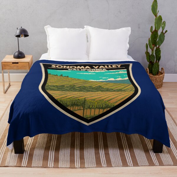 Item preview, Sonoma Valley California Travel Art Badge designed and sold by KrisSidDesigns.