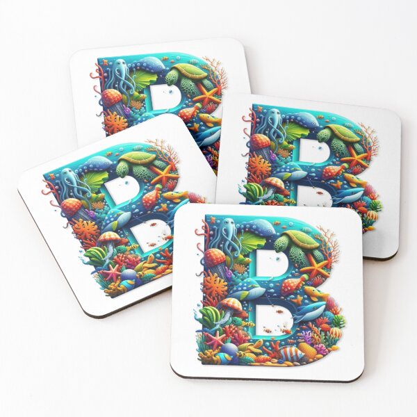 Item preview, Ocean in the shape of the word B designed and sold by kankan22.