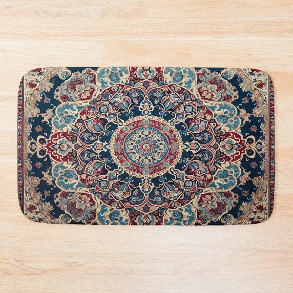 Item preview, Heriz Antique Floral Motif | Bohemian Vintage Design designed and sold by Dshoppin.