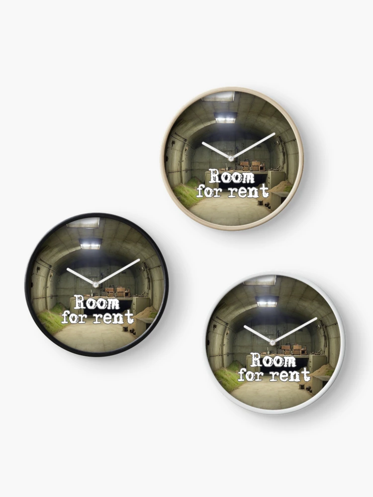 Thumbnail 3 of 4, Clock, Room For Rent designed and sold by Surreallytee.