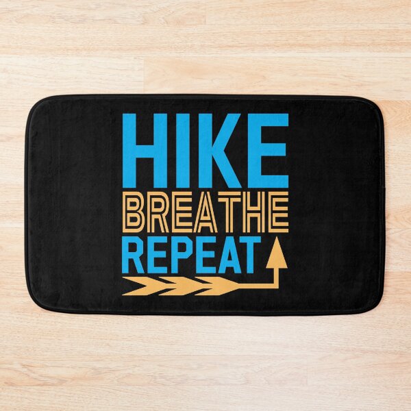 Item preview, Hiking Lover: Hike Breathe Repeat Typography Design designed and sold by Techflare.