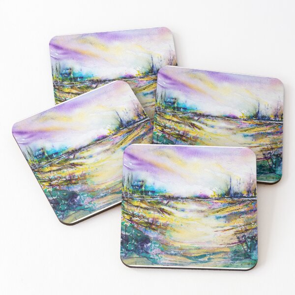 Item preview, PURPLE HAZE- ABSTRACT LANDSCAPE designed and sold by carriemckenzie.