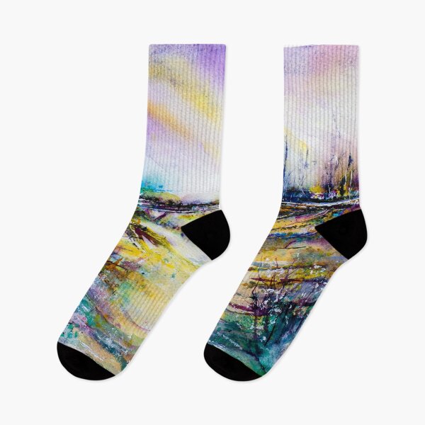 Item preview, PURPLE HAZE- ABSTRACT LANDSCAPE designed and sold by carriemckenzie.