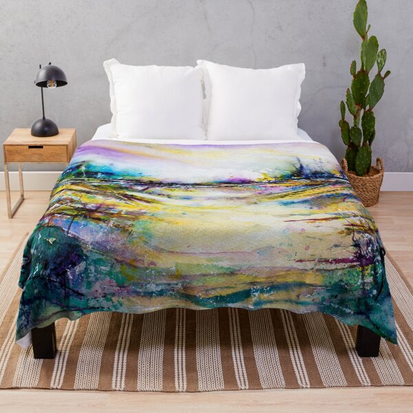 Item preview, PURPLE HAZE- ABSTRACT LANDSCAPE designed and sold by carriemckenzie.