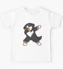 Abtupfender Berner Sennenhund Kinder T-Shirt