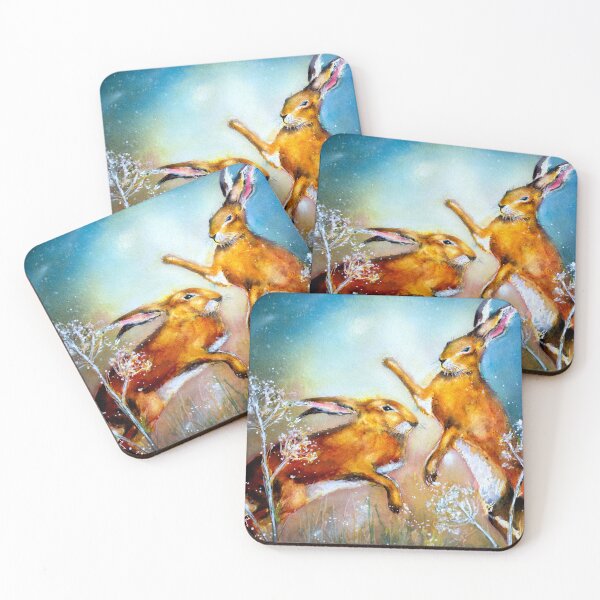 Item preview, Dancing in the Moonlight - Boxing Hares designed and sold by carriemckenzie.