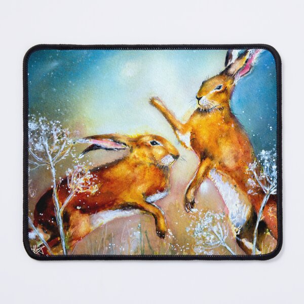 Item preview, Dancing in the Moonlight - Boxing Hares designed and sold by carriemckenzie.