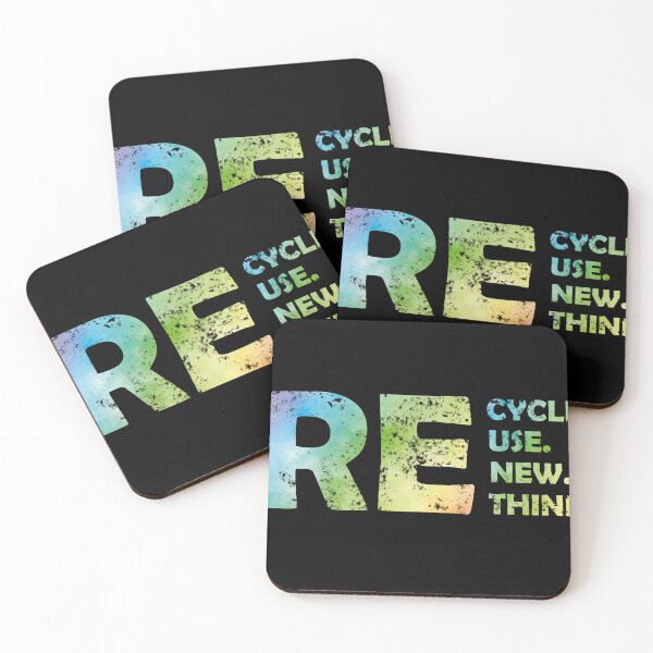 Item preview, Recycle Reuse Renew Rethink Crisis Environmental Activism designed and sold by Clverdesign.