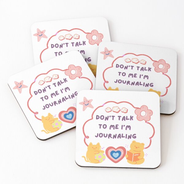Item preview, Funny journaling Quote don't talk to me i'm journaling Cool journaling lovers t-shirt designed and sold by Des Yor.