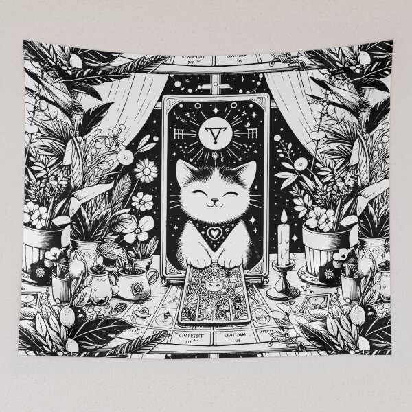 Item preview, cat tarot designed and sold by MRANTONELLI.