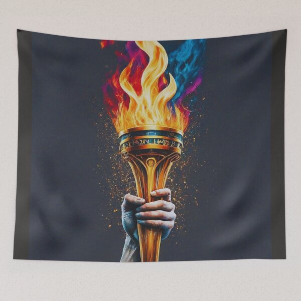 Item preview, Colorful Flames designed and sold by FitEnvy.