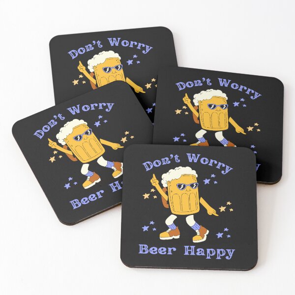 Item preview, Funny Dancing Beer Don't Worry Beer Happy designed and sold by AlienOccupation.