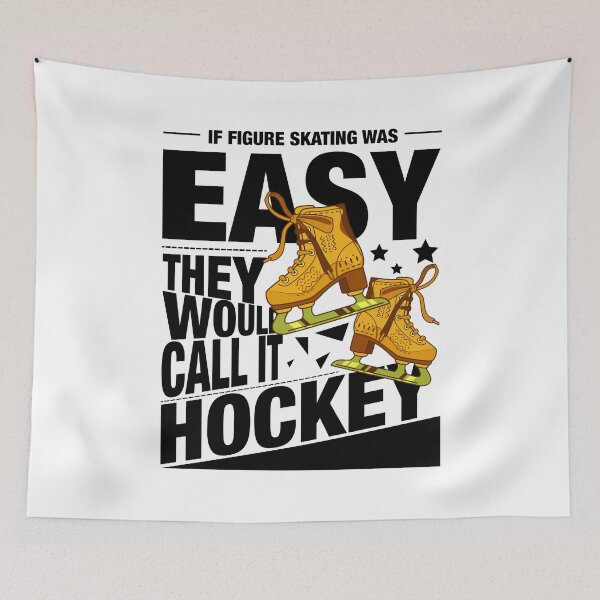 Item preview, If Figure Skating Was Easy, They Would Call It Hockey | Funny Humor Shirt designed and sold by PixelGrafiks.