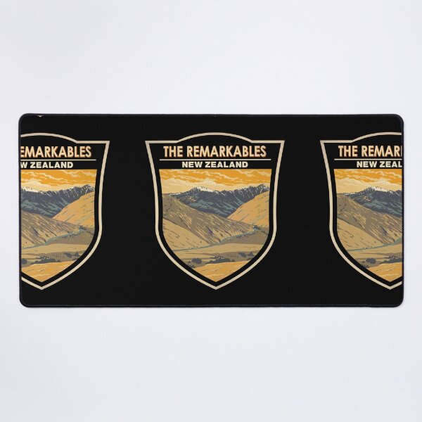 Item preview, The Remarkables New Zealand Travel Art Badge designed and sold by KrisSidDesigns.