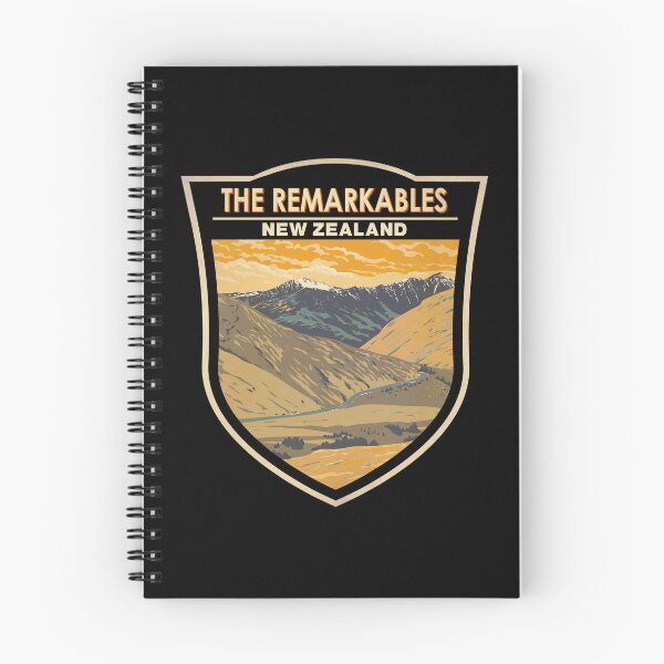 Item preview, The Remarkables New Zealand Travel Art Badge designed and sold by KrisSidDesigns.