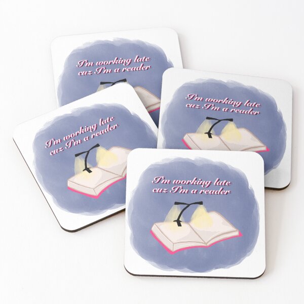 Item preview, I’m working late cuz I’m a reader designed and sold by amandacrocco.