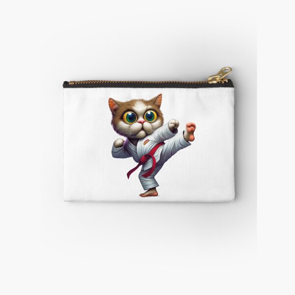 Item preview, Cute kawaii style Cat doing karate designed and sold by BrinaandPops.