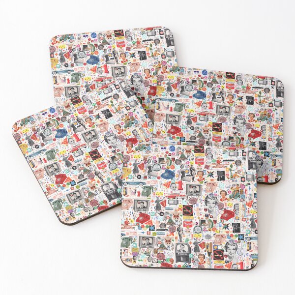 Item preview, Retro Micro Collage designed and sold by jenbucheli.