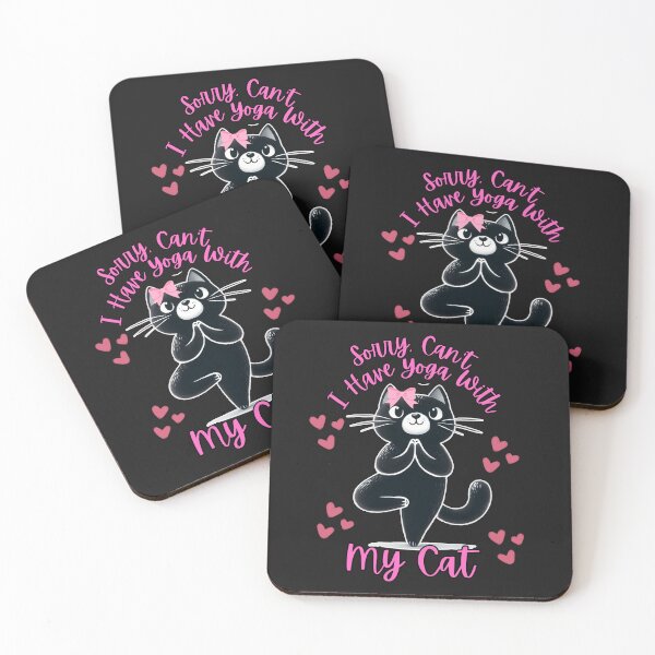 Item preview, Funny I Can't, I Have Yoga With My n Cat designed and sold by AlienOccupation.