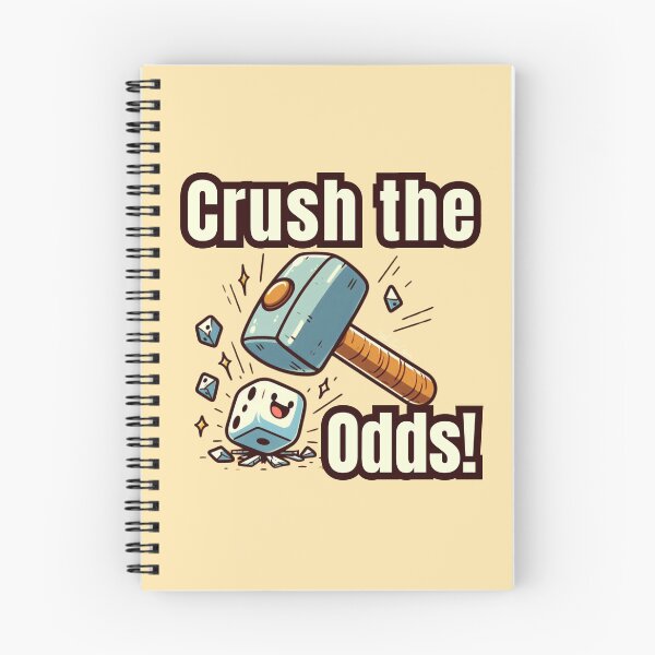 Item preview, Crush the Odds - Bold and Funny Hammer Smashing Dice Sticker designed and sold by CrushTheCasino.