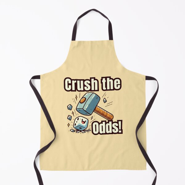 Item preview, Crush the Odds - Bold and Funny Hammer Smashing Dice Sticker designed and sold by CrushTheCasino.