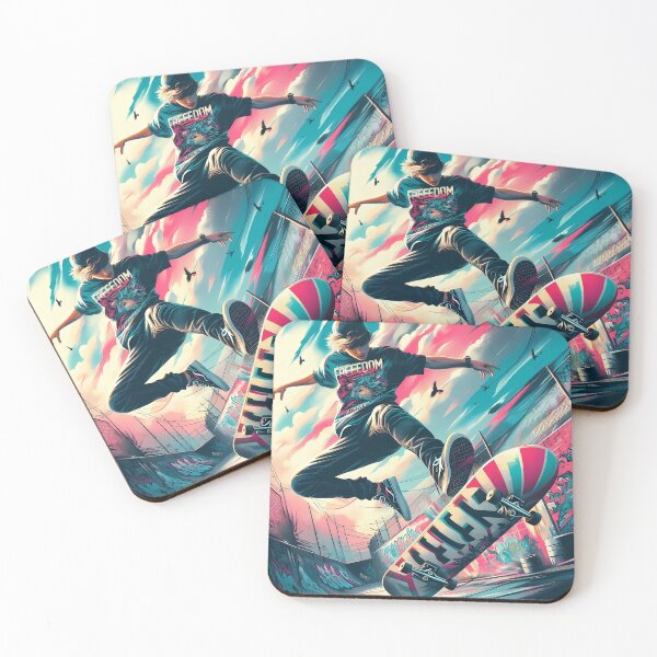 Item preview, Skateboarder Skating In Skatepark designed and sold by KTGim.