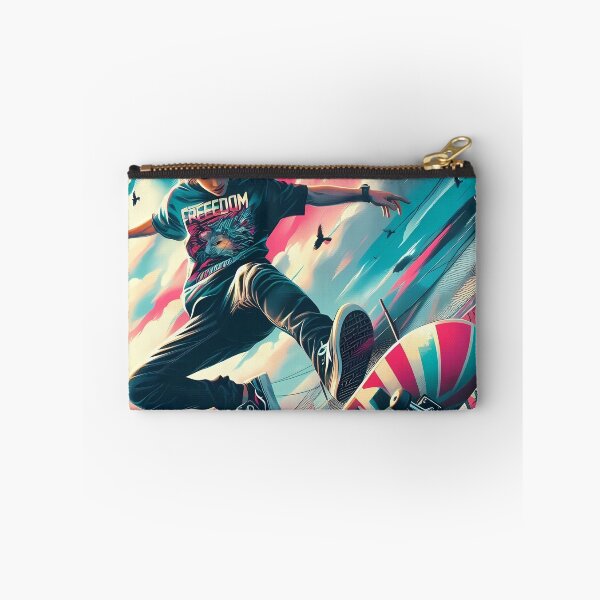 Item preview, Skateboarder Skating In Skatepark designed and sold by KTGim.
