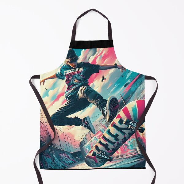 Item preview, Skateboarder Skating In Skatepark designed and sold by KTGim.