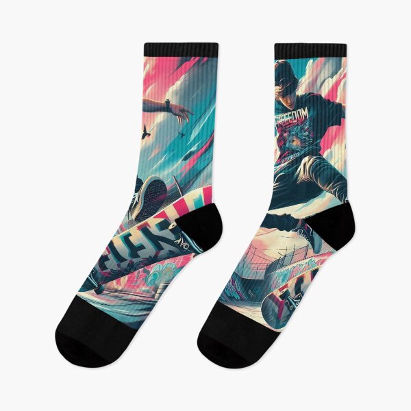 Item preview, Skateboarder Skating In Skatepark designed and sold by KTGim.