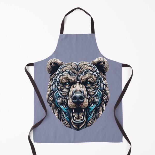 Item preview, Abstract Design Grizzly Bear Artistic Expressions canvas art designed and sold by ZulryLifestyles.