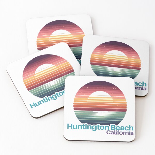 Item preview, Retro Sunset - Huntingdon Beach, California designed and sold by TirConnaill.