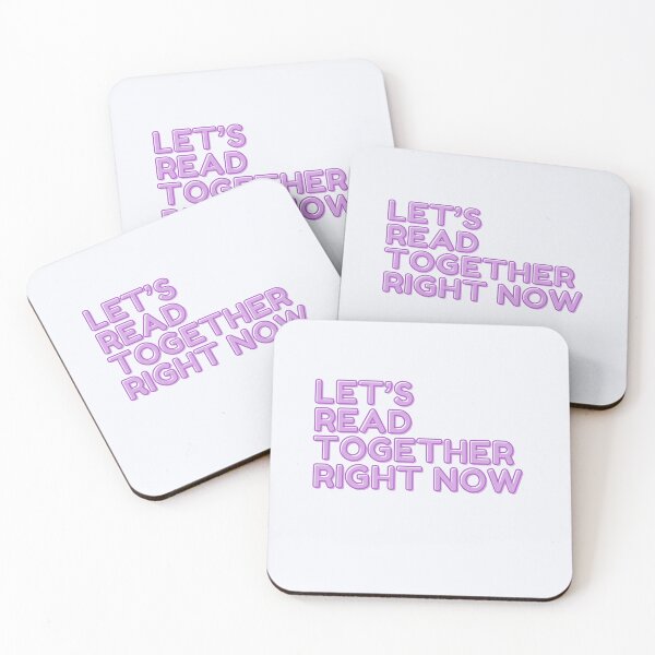 Item preview, Let's Read Together. Bookish Purple. designed and sold by AnnDart.