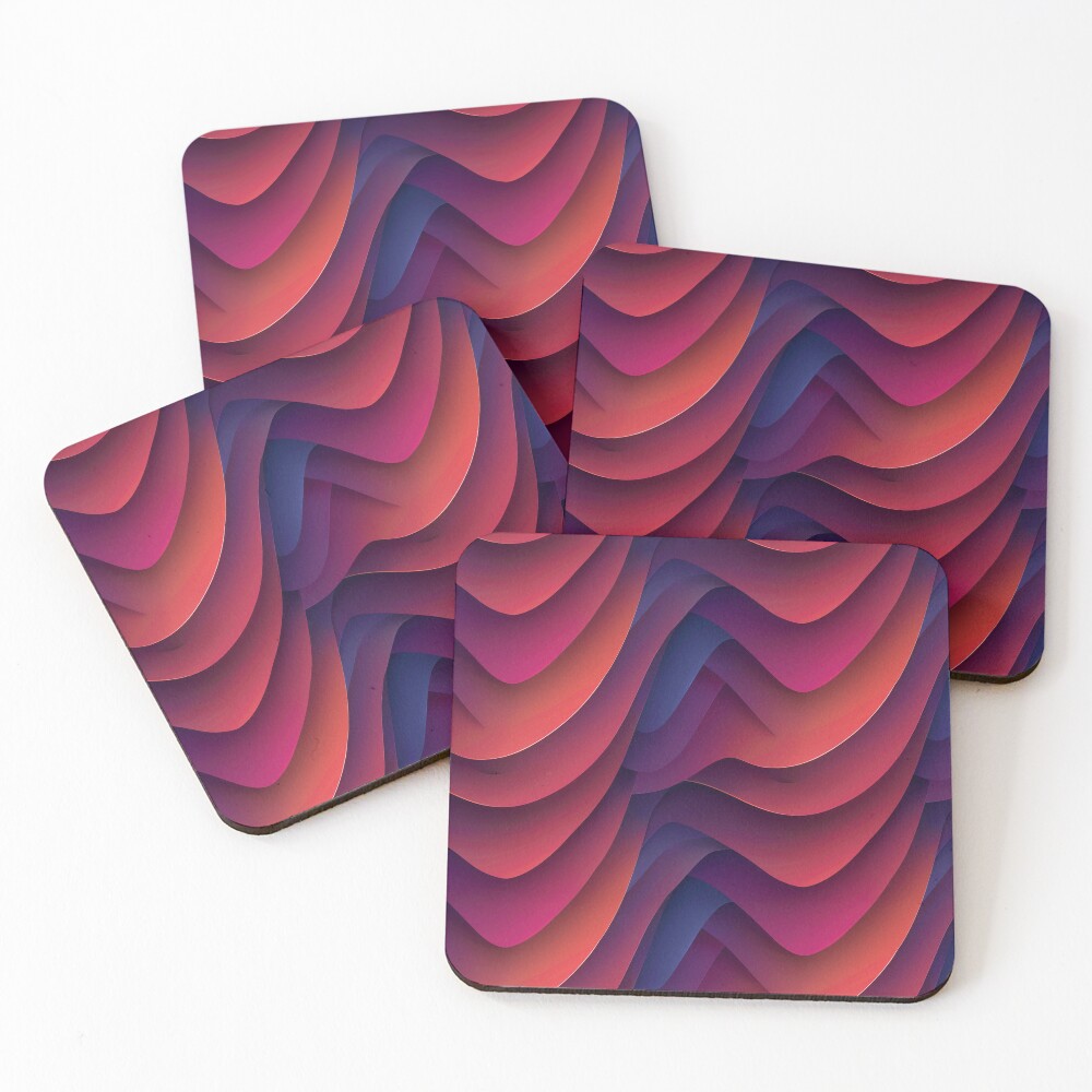Item preview, Coasters (Set of 4) designed and sold by MidArtForge.