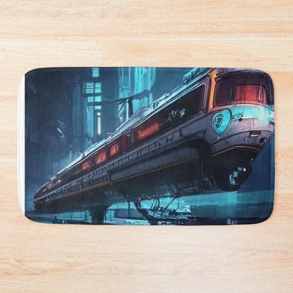 Item preview, Space train on a bridge designed and sold by quasartphil.