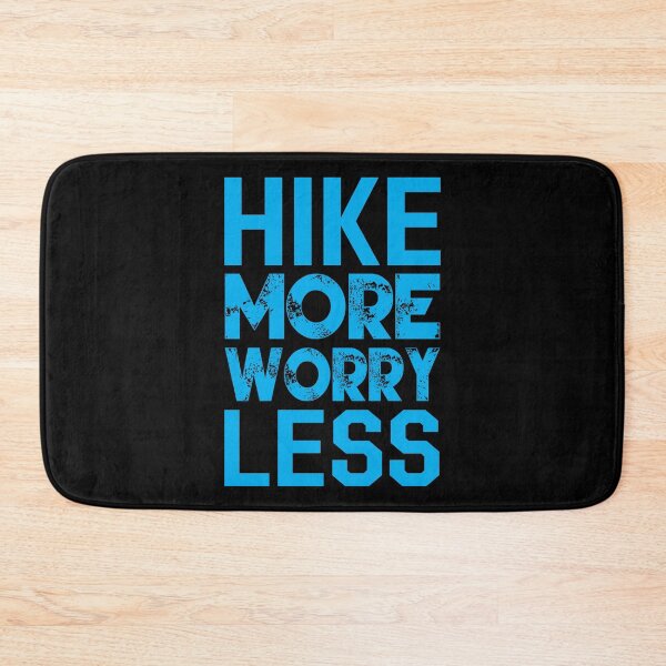 Item preview, Hiking Lover: Hike More Worry Less Typography Design designed and sold by Techflare.