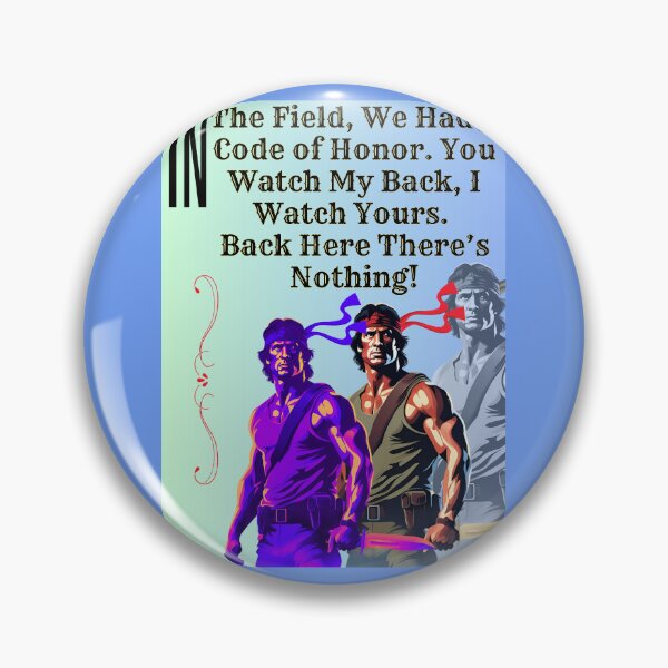 Item preview, Rambo First Blood Quote Sylvester Stallone designed and sold by MountainAndSea.