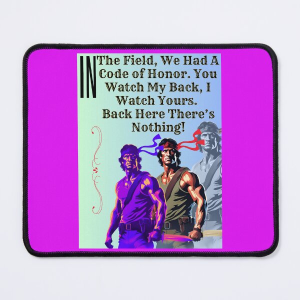 Item preview, Rambo First Blood Quote Sylvester Stallone designed and sold by MountainAndSea.