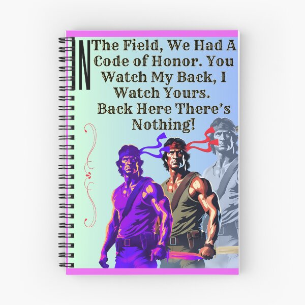 Item preview, Rambo First Blood Quote Sylvester Stallone designed and sold by MountainAndSea.