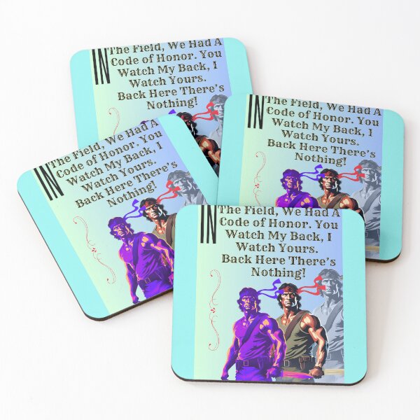 Item preview, Rambo First Blood Quote Sylvester Stallone designed and sold by MountainAndSea.