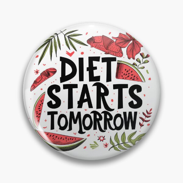 Item preview, Diet Starts Tomorrow designed and sold by Wormy-23.